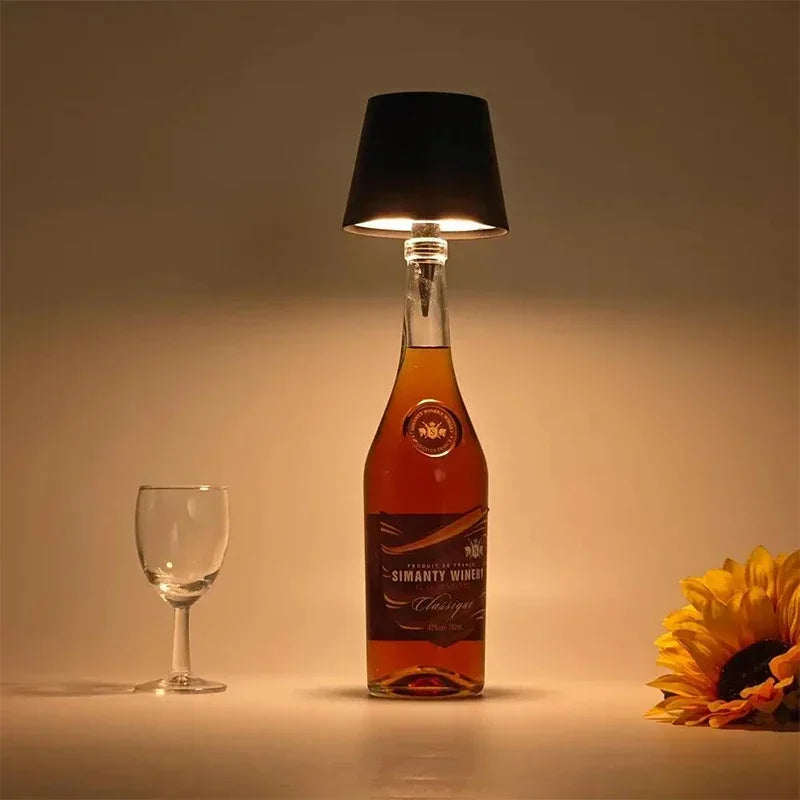 Touch Control Wireless Bottle Table Lamp
