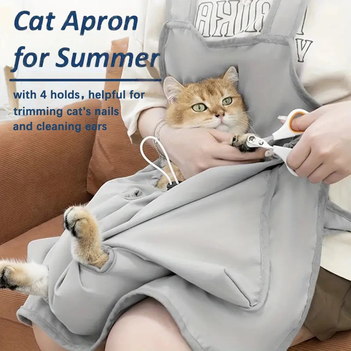 Cozy Pet Carrier Apron For Small Cats