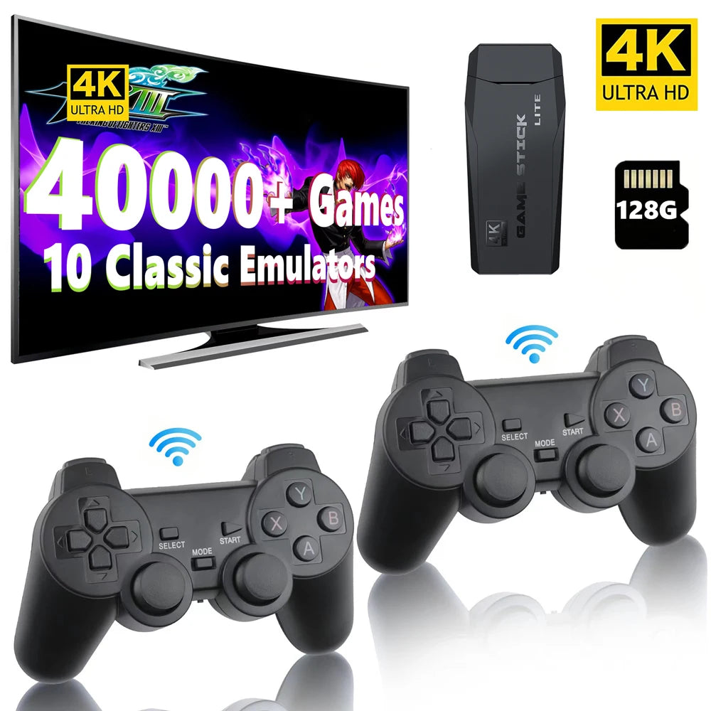 M8 Retro Game Console with 2.4G Wireless Gaming Controller